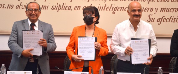 Firman IVEA y Ayuntamiento de Xalapa convenio de colaboración educativa